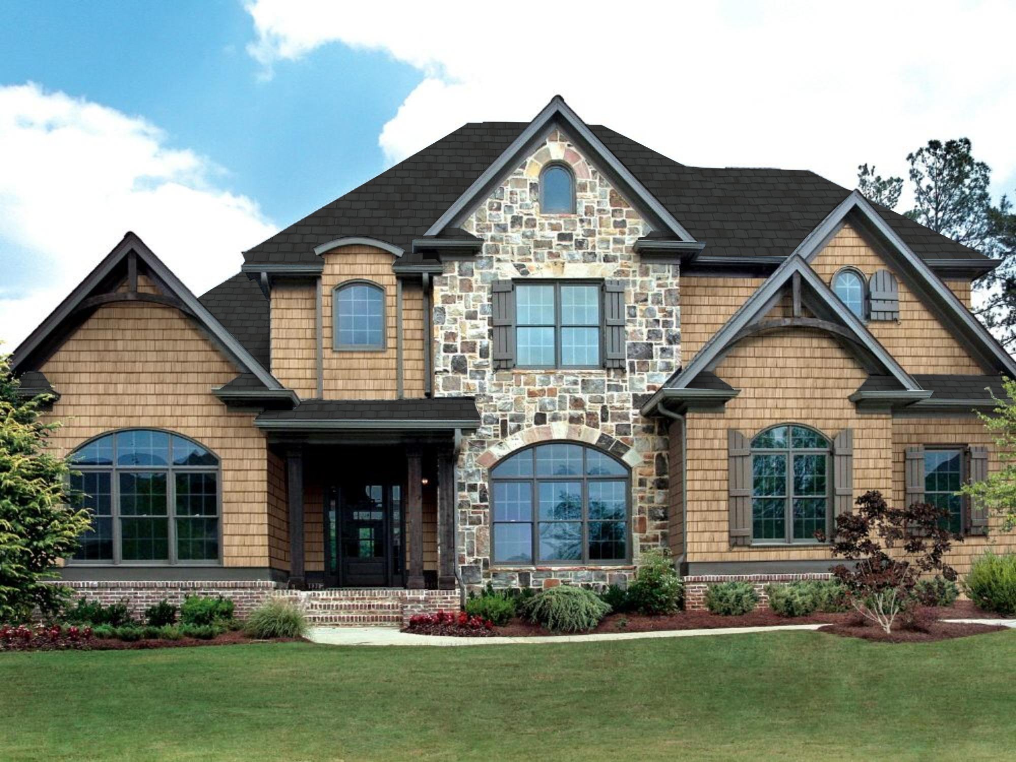 Certainteed Grand Manor Black Pearl House