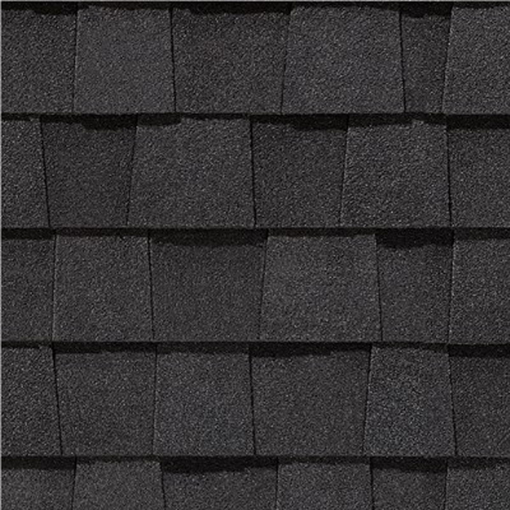 Certainteed Landmark ClimateFlex® Moire Black Swatch