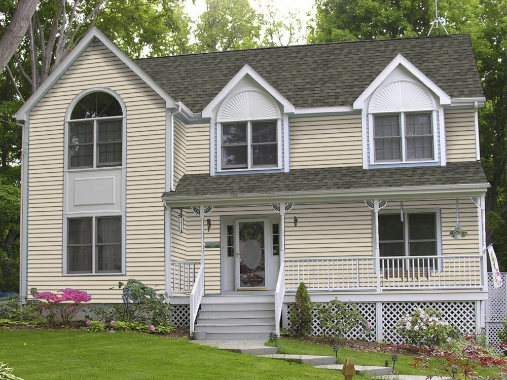 Certainteed Landmark ClimateFlex® Weathered Wood House