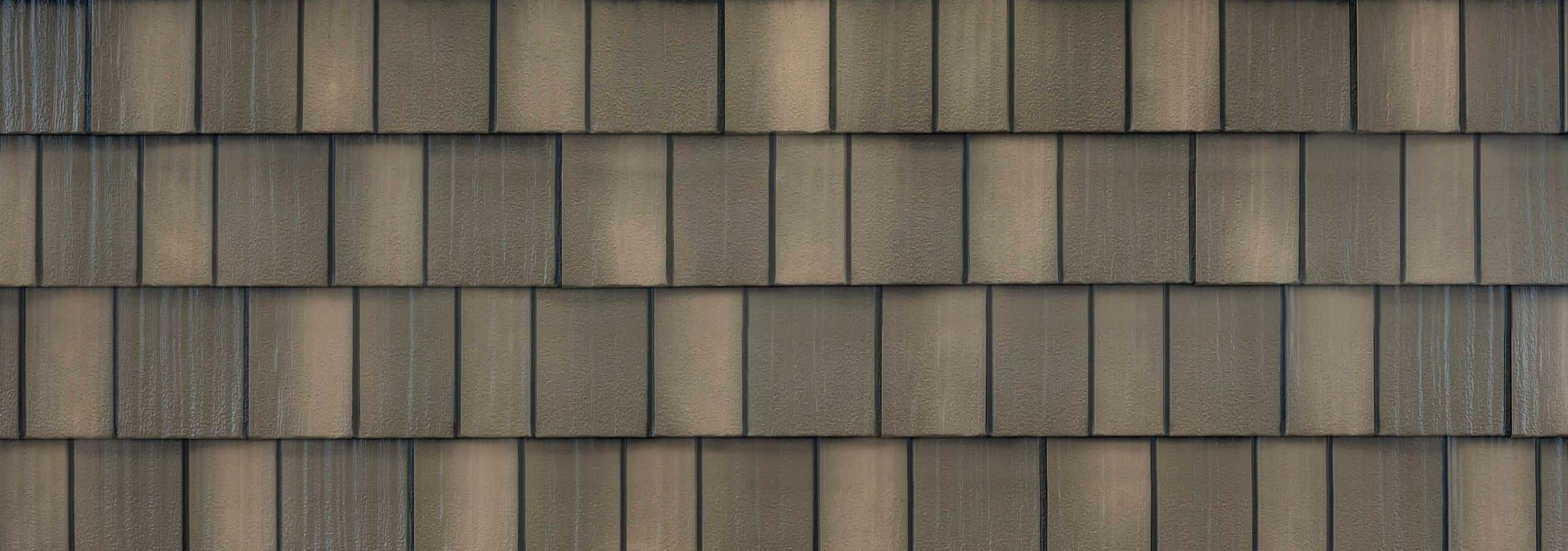 EDCO Infiniti® Textured Steel Shake Weathered Wood Swatch