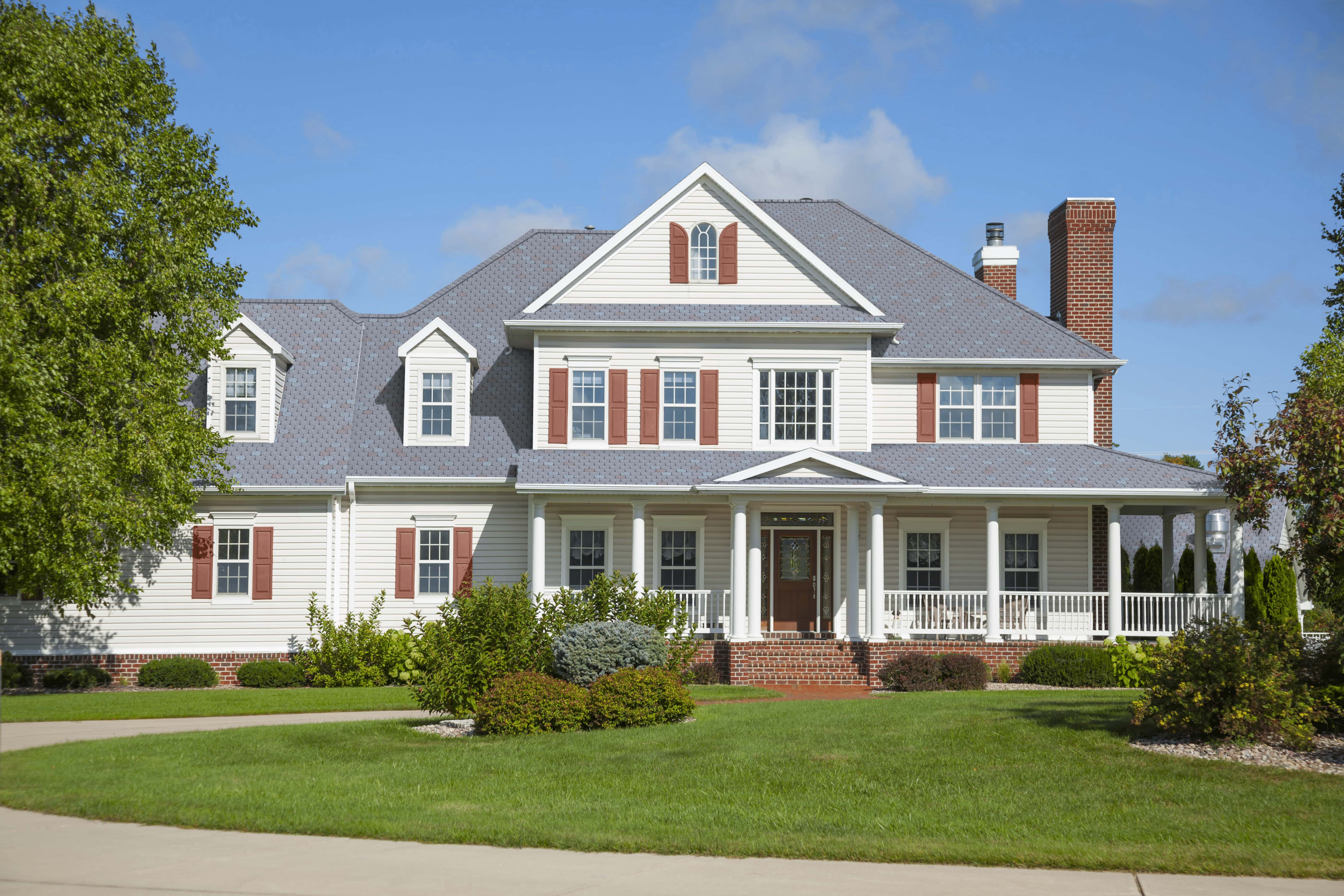 F-Wave REVIA™ Designer Slate Estate Series Colonial Estate House