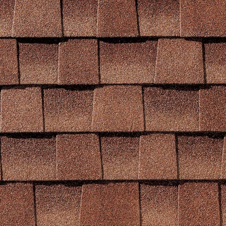 GAF Timberline HDZ® Sunset Brick Swatch