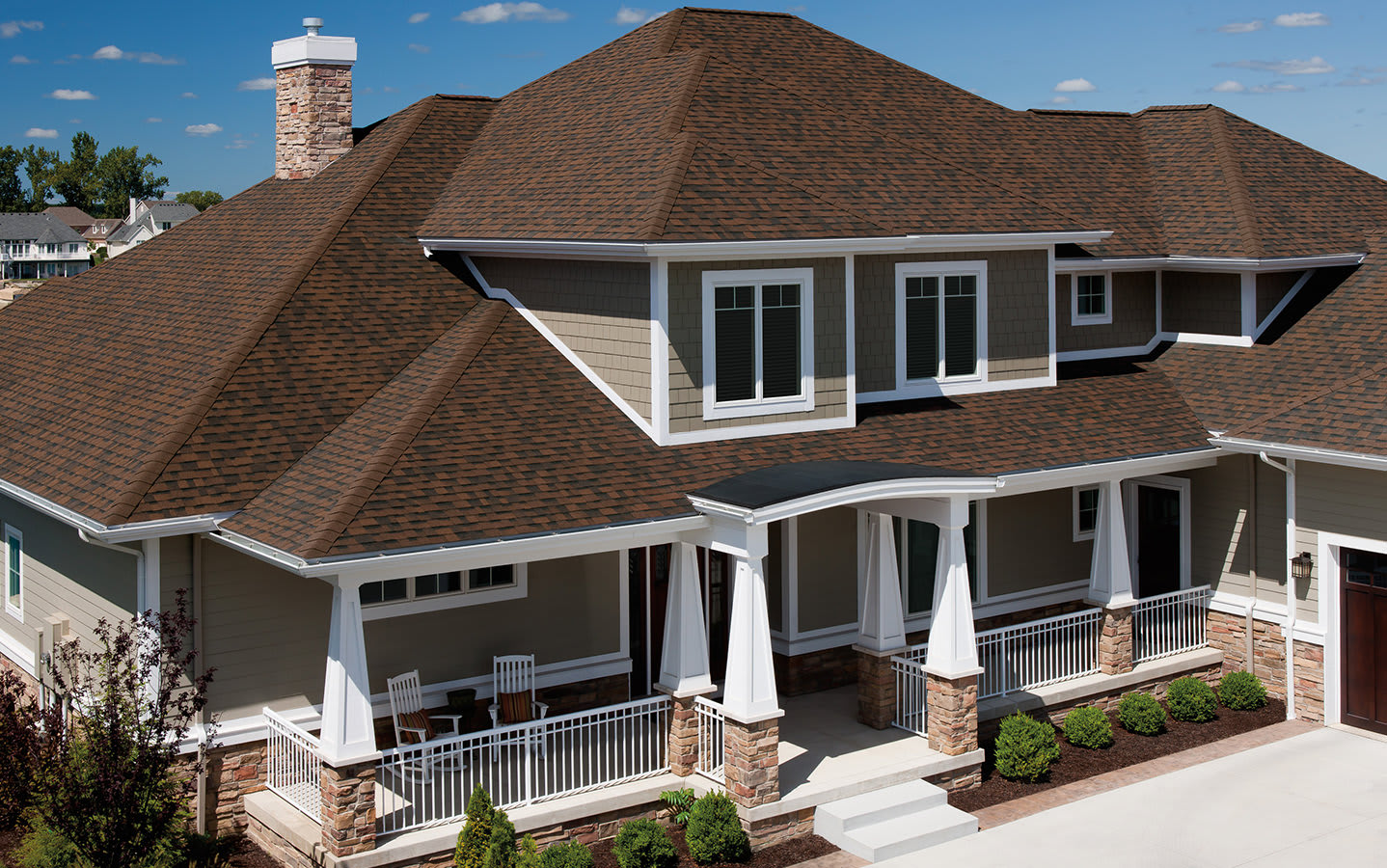 Owens Corning® TruDefinition® Duration® Shingles Brownwood House