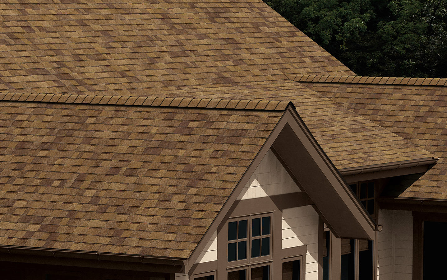 Owens Corning® TruDefinition® Duration® Shingles Desert Tan House