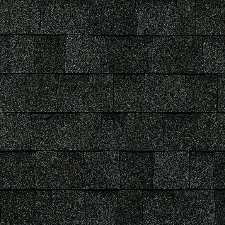 Owens Corning® TruDefinition® Duration® Shingles Onyx Black Swatch