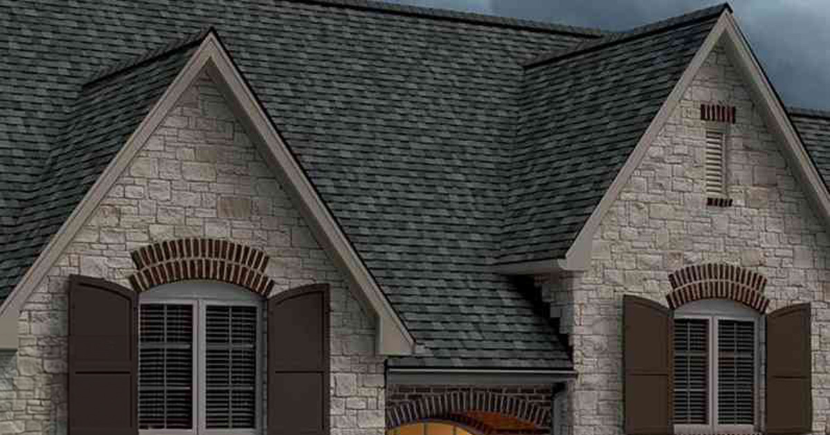 Owens Corning® TruDefinition® Duration® Shingles Peppercorn House