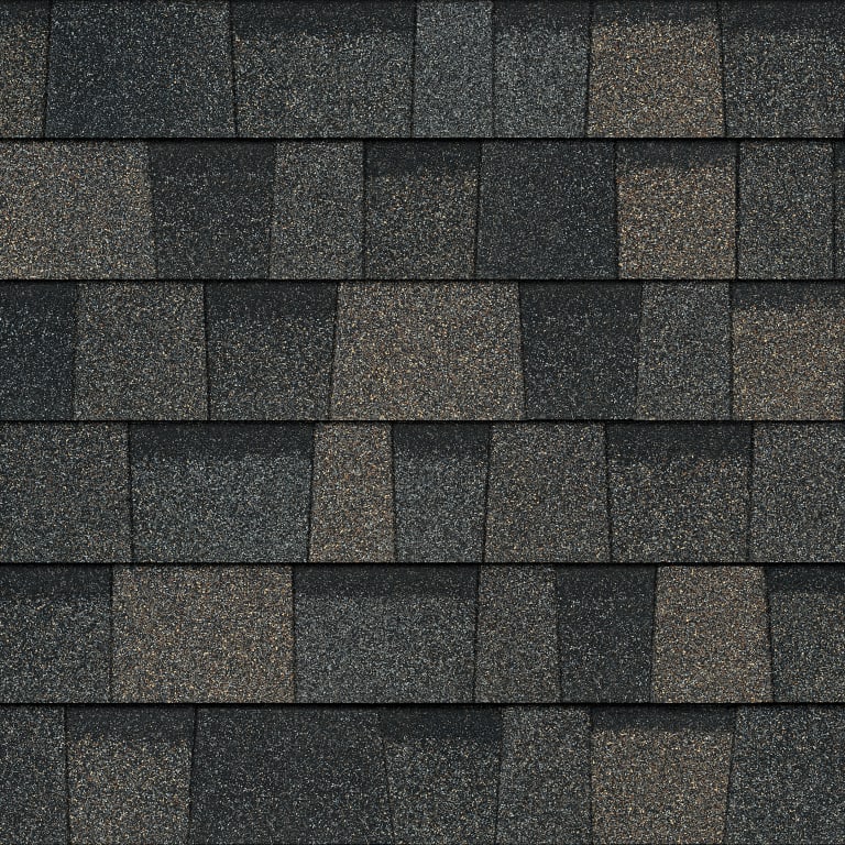 Owens Corning® TruDefinition® Duration® Shingles Peppercorn Swatch