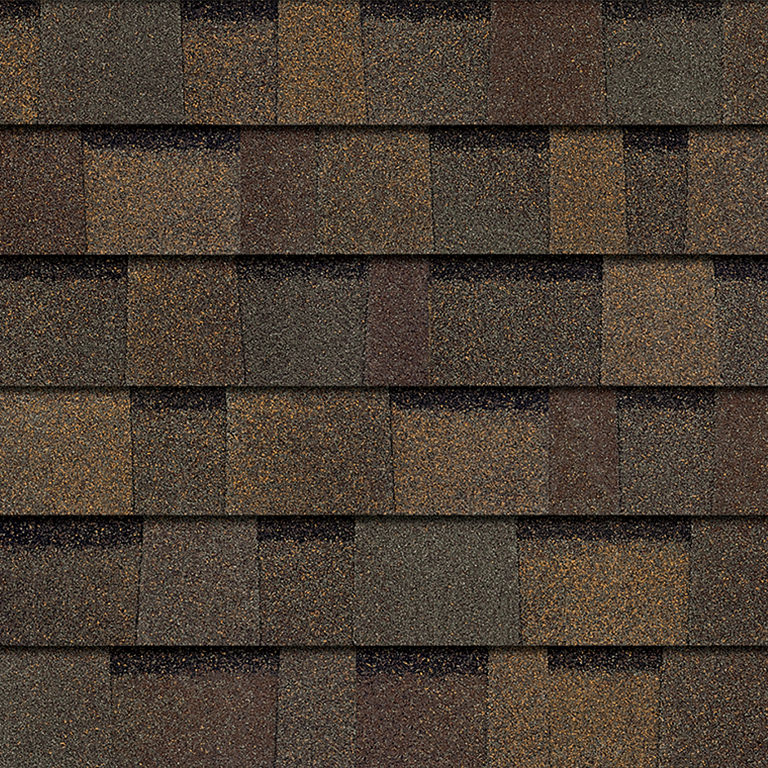 Owens Corning® TruDefinition® Duration® Shingles Teak Swatch