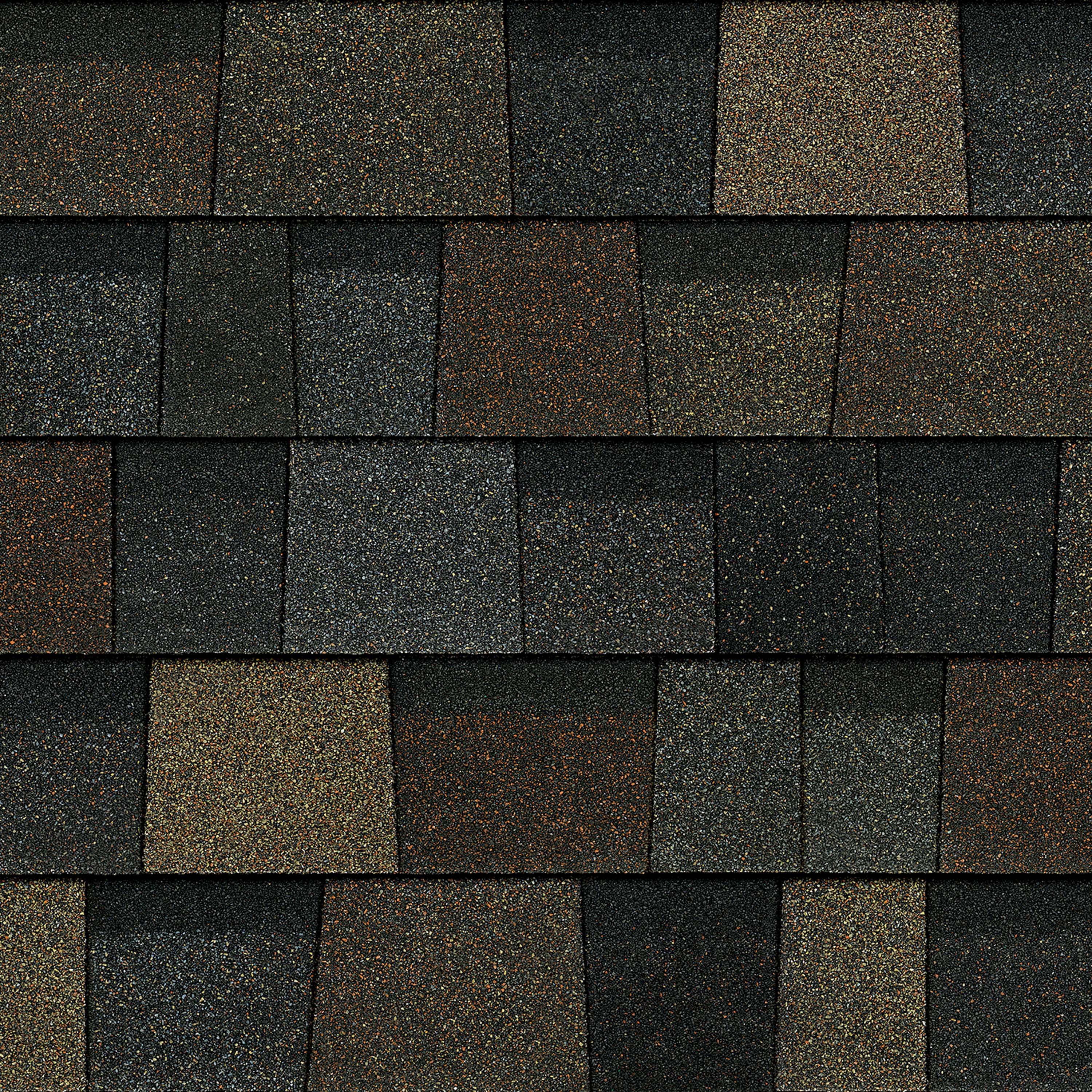 Owens Corning® TruDefinition® Duration® FLEX® Shingles Black Sable Swatch