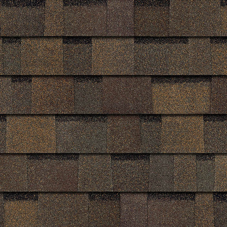 Owens Corning® TruDefinition® Duration® FLEX® Shingles Teak Swatch