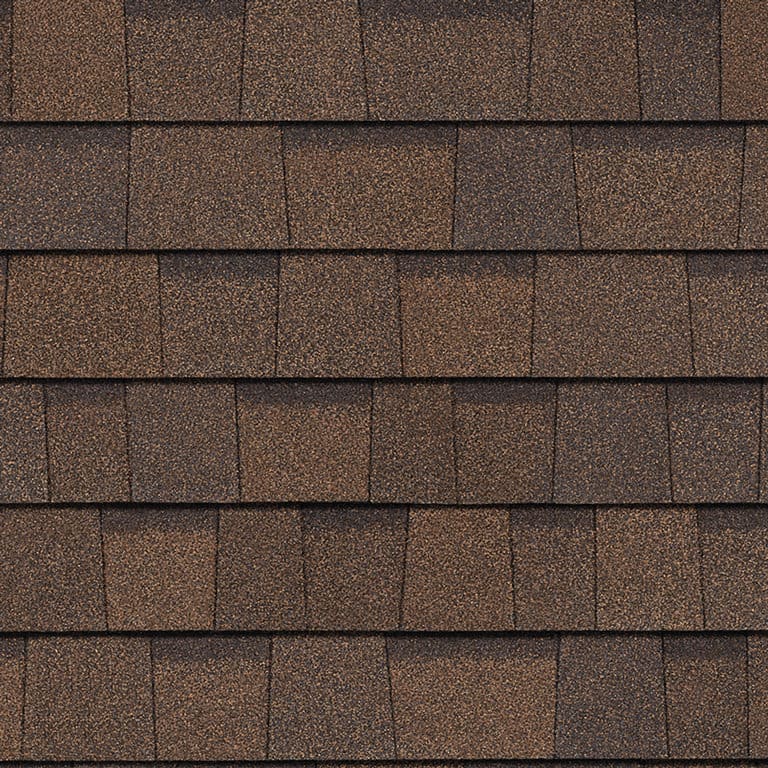 Owens Corning® TruDefinition® Duration® COOL Shingles Forest Brown Swatch