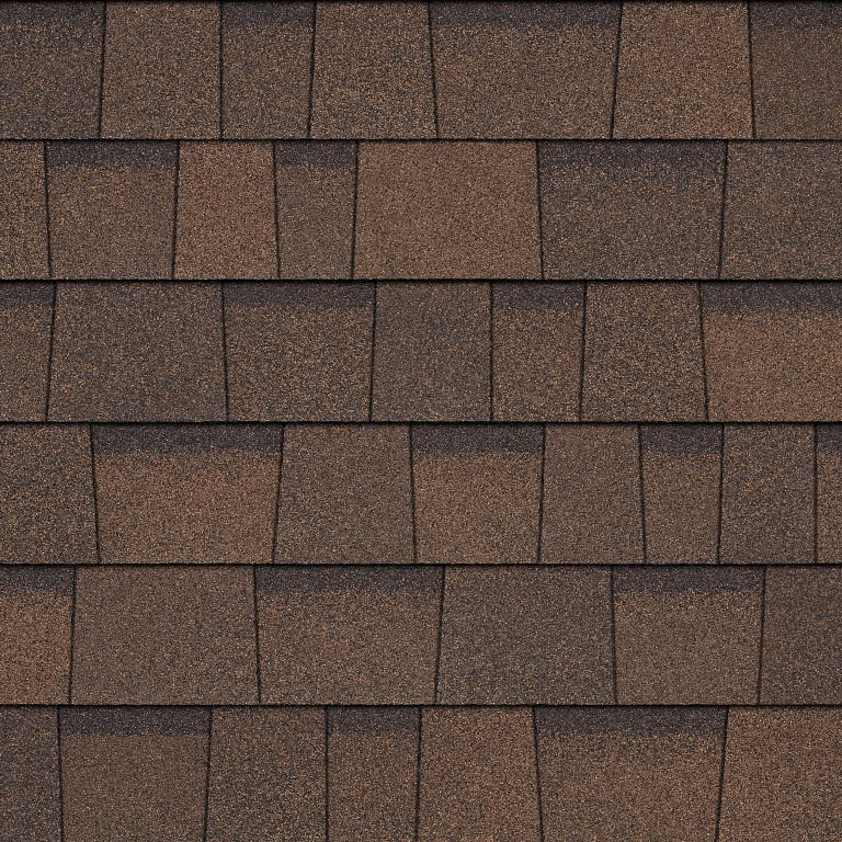 Owens Corning® TruDefinition® Duration® COOL Plus Shingles Copper Trail Swatch