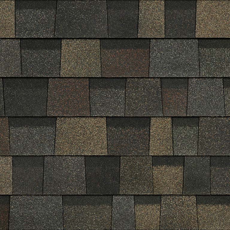 Owens Corning® TruDefinition® Duration® Designer Shingles Black Sable Swatch