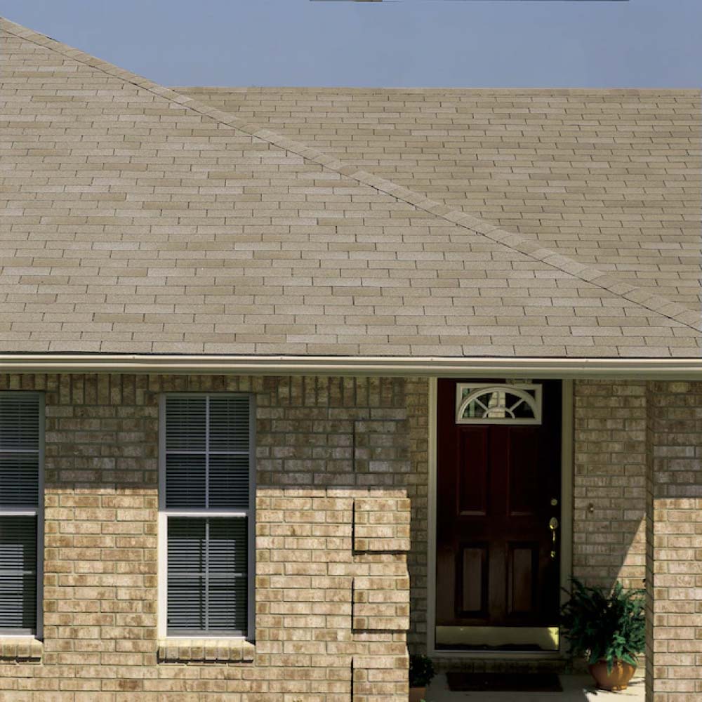 Owens Corning® Supreme® Shingles Beachwood Sand House