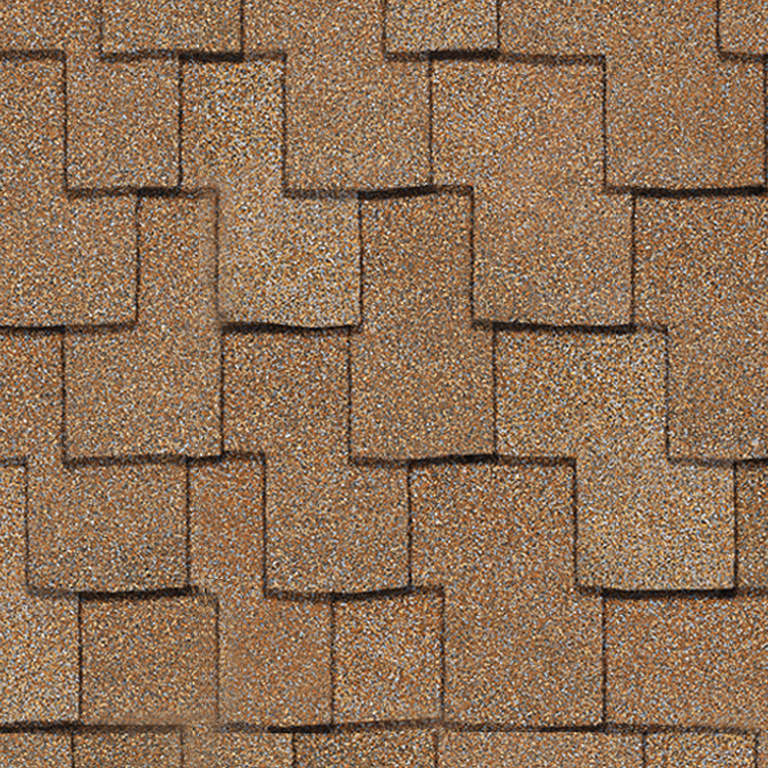 Owens Corning® Woodcrest® Shingles Sand Castle Swatch